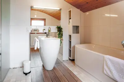 Ein Badezimmer in der Unterkunft Lakeview Apartment