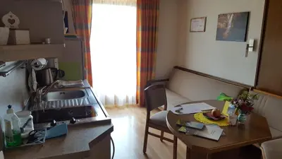 Küche/Küchenzeile in der Unterkunft Gästehaus Pehab