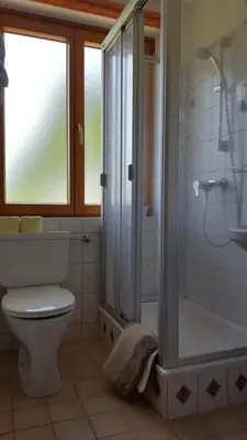 Ein Badezimmer in der Unterkunft Gästehaus Pehab