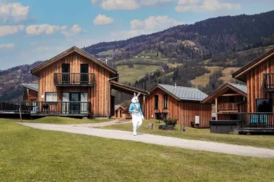 Naturlandschaft in der Nähe des Chalets