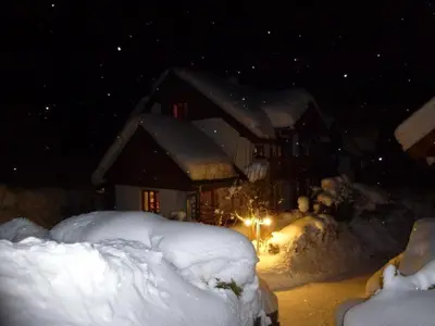 Ferienhaus Waldsicht im Winter