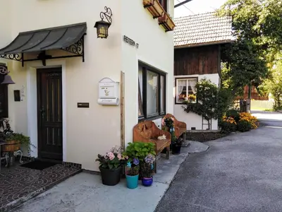 Das Gebäude in dem sich die Ferienwohnung befindet