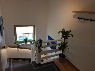 Ein Sitzbereich in der Unterkunft Appartment LuKi