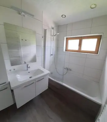 Ein Badezimmer in der Unterkunft Appartment LuKi