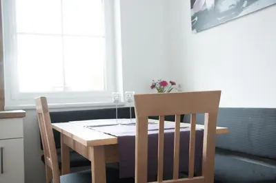 Ein Sitzbereich in der Unterkunft Appartement Therese