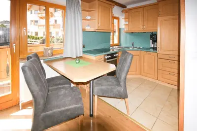 Küche/Küchenzeile in der Unterkunft Haus Berge Appartements