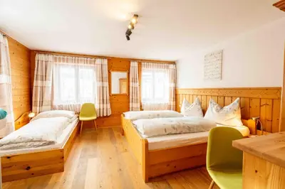Ein Bett oder Betten in einem Zimmer der Unterkunft Nagellehen