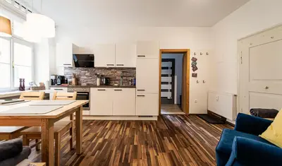 Küche/Küchenzeile in der Unterkunft Ferienwohnung Bad Aussee Your Austrian Home