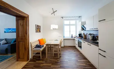 Küche/Küchenzeile in der Unterkunft Ferienwohnung Bad Aussee Your Austrian Home