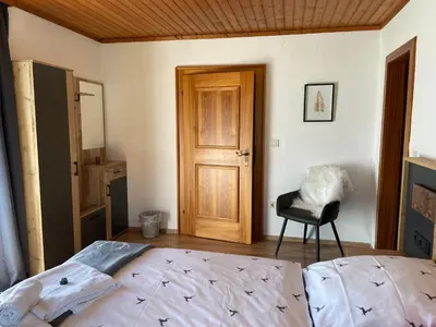 Ein Bett oder Betten in einem Zimmer der Unterkunft Haus Sperleiten