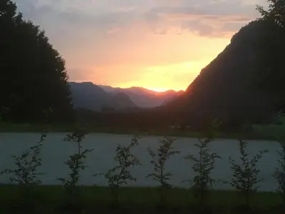 Naturlandschaft in der Nähe des Ferienhauses