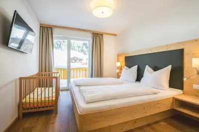 Ein Bett oder Betten in einem Zimmer der Unterkunft Appartement Botenwirt