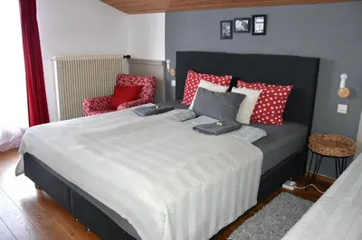 Ein Bett oder Betten in einem Zimmer der Unterkunft 4 Elements Appartmenthaus Monarda