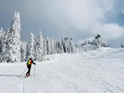 Bergkristallhaus im Winter