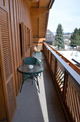 Ein Balkon oder eine Terrasse in der Unterkunft Appartements Mantinger