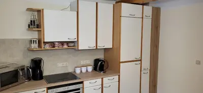 Küche/Küchenzeile in der Unterkunft FEWO Gabi Haus Pacher
