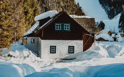 Stegerhütte im Winter