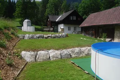 Naturlandschaft in der Nähe des Chalets