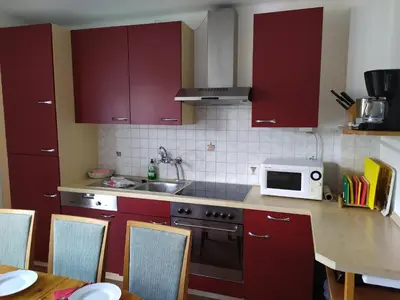Küche/Küchenzeile in der Unterkunft Appartement Ahornegger