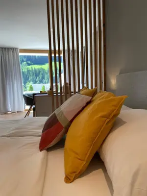 Ein Bett oder Betten in einem Zimmer der Unterkunft Appartement Schladming Neu
