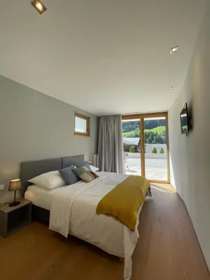 Ein Bett oder Betten in einem Zimmer der Unterkunft Appartement Schladming Neu