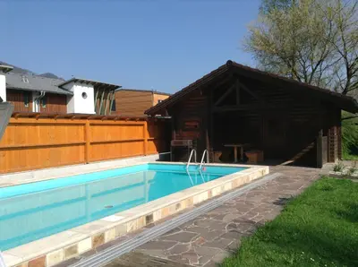 Der Swimmingpool an oder in der Nähe von Leonsteinerhof