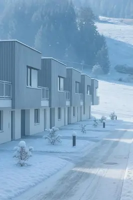 Naturlandschaft in der Nähe des Chalets