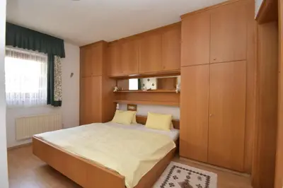 Ein Bett oder Betten in einem Zimmer der Unterkunft Haus Amadeus
