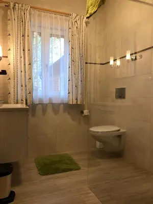 Ein Badezimmer in der Unterkunft Ausseer Chalet (nahe Hallstatt), Appartements