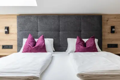 Ein Bett oder Betten in einem Zimmer der Unterkunft Haus Silvia