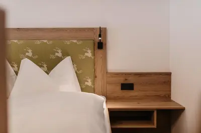 Ein Bett oder Betten in einem Zimmer der Unterkunft Appartement Steinerhof