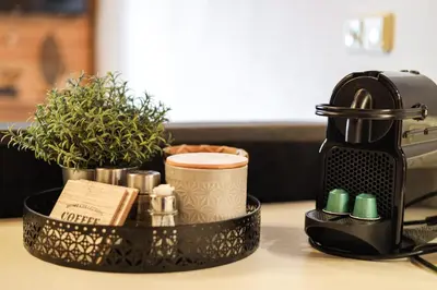 Kaffee-/Teezubehör in der Unterkunft Winzig Apartment