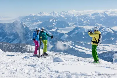 Mountain View Apartment im Winter