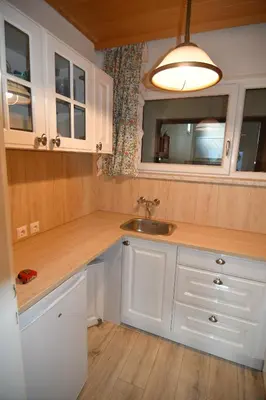 Küche/Küchenzeile in der Unterkunft Mountain View Apartment