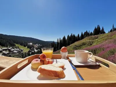 Essen im Chalet oder in der Nähe