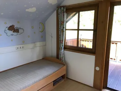 Ein Bett oder Betten in einem Zimmer der Unterkunft Ferienwohnung Fam. Unterberger