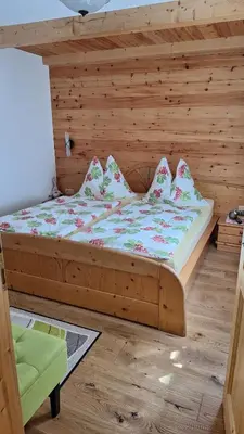 Ein Bett oder Betten in einem Zimmer der Unterkunft Landhaus Lehner