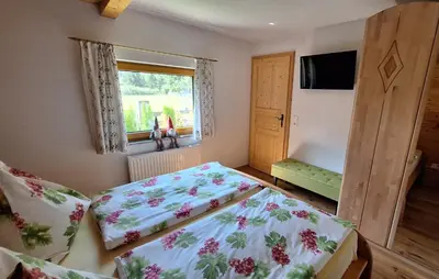 Ein Bett oder Betten in einem Zimmer der Unterkunft Landhaus Lehner