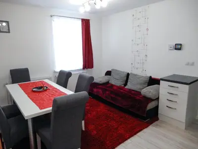 Ein Sitzbereich in der Unterkunft Apartment for your Holiday