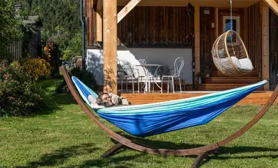 Ein Garten an der Unterkunft Ferienhaus Altaussee - Your Austrian Home