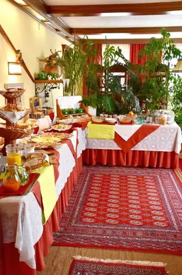 Ein Restaurant oder anderes Speiselokal in der Unterkunft Sport Aktiv Pension Spanner - Tauplitz