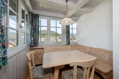 Ein Sitzbereich in der Unterkunft Villa Franz Josef
