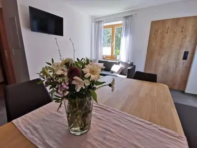 TV/Unterhaltungsangebot in der Unterkunft Ferienwohnung Hirscher