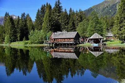 Naturlandschaft in der Nähe des Ferienhauses