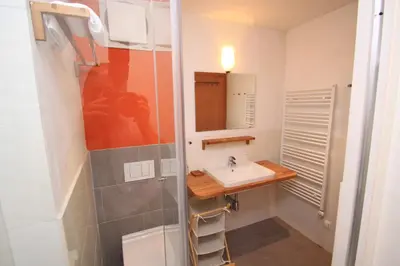 Ein Badezimmer in der Unterkunft Appartements Reiterhaus