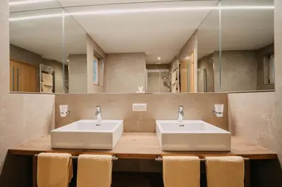 Ein Badezimmer in der Unterkunft Landhaus Rohrmoser