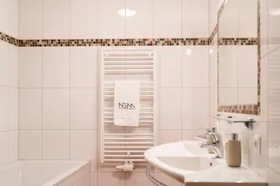 Ein Badezimmer in der Unterkunft Ski in - Ski out Schladming NEM Alpin Chalet