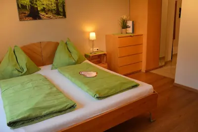 Ein Bett oder Betten in einem Zimmer der Unterkunft Haus Frey