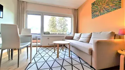 Ein Sitzbereich in der Unterkunft Amazing Family Apartment Bad Mitterndorf - visit Hallstatt, ski in Tauplitz