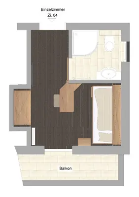 Grundriss der Unterkunft Edelweiss Apartments
